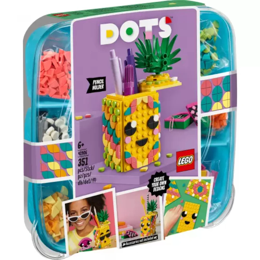 Конструктор Lego Dots (ДОТС) 41906 Ананас подставка под карандаши 6+ | Игрушки и хобби