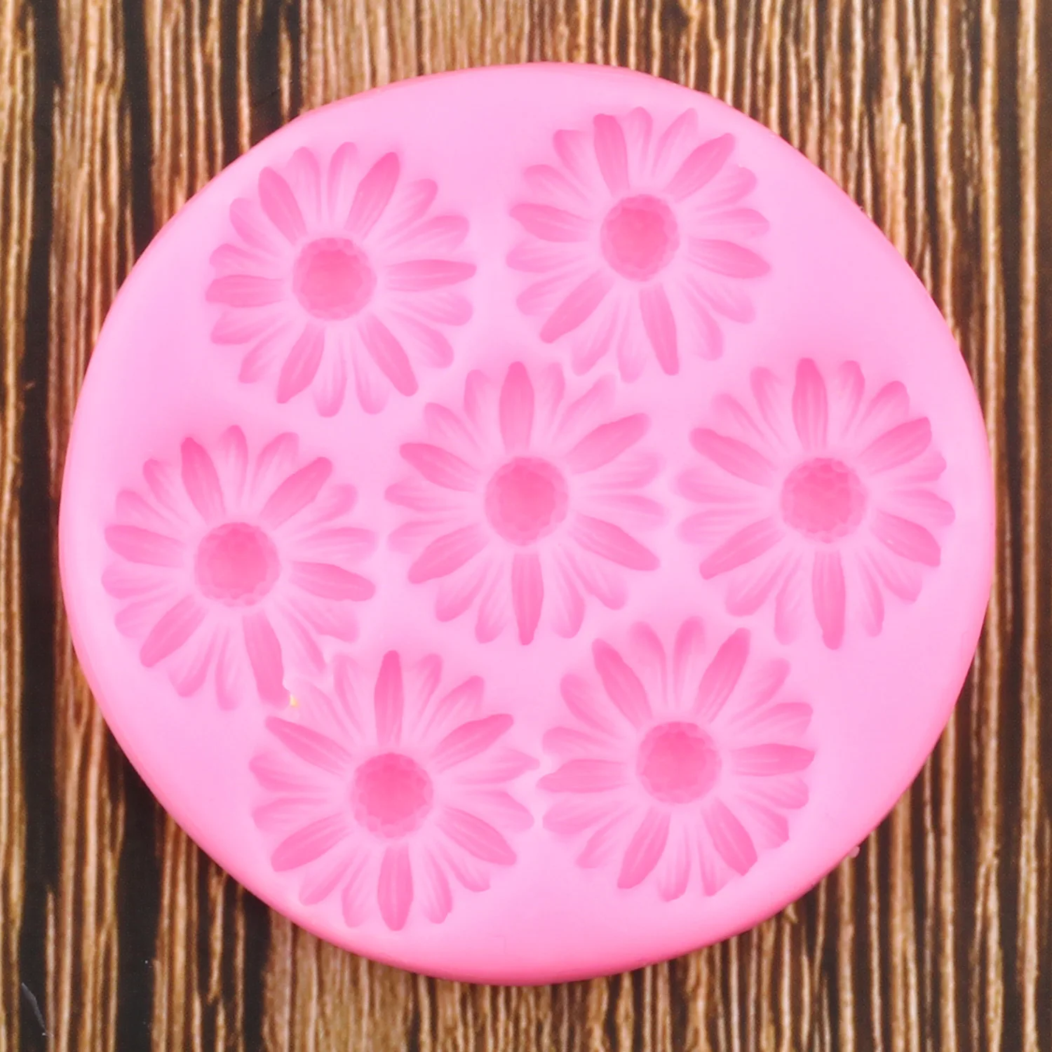 Красивая Маргаритка силиконовые формы в виде цветка топпер для кексов форма