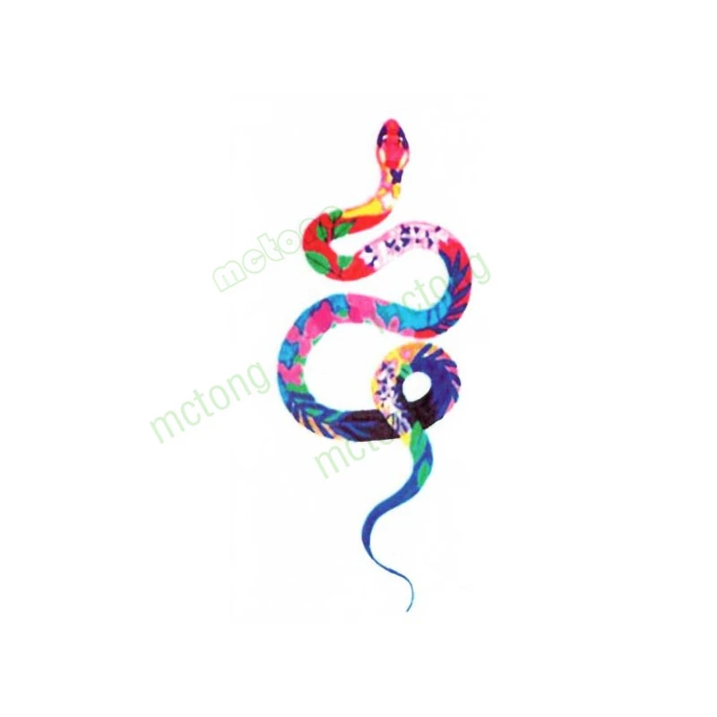 Водонепроницаемые наклейки цвет тигр Бабочка татуировка ручная Татуировка тело