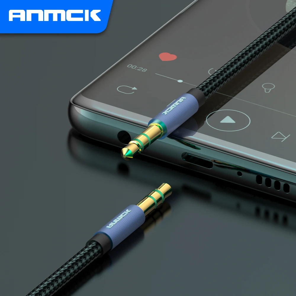 Кабель-удлинитель Anmck стерео со штекером 3 5 мм