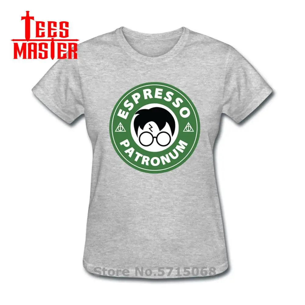 Футболка с коротким рукавом и принтом Гарри эспрессо | Женская одежда