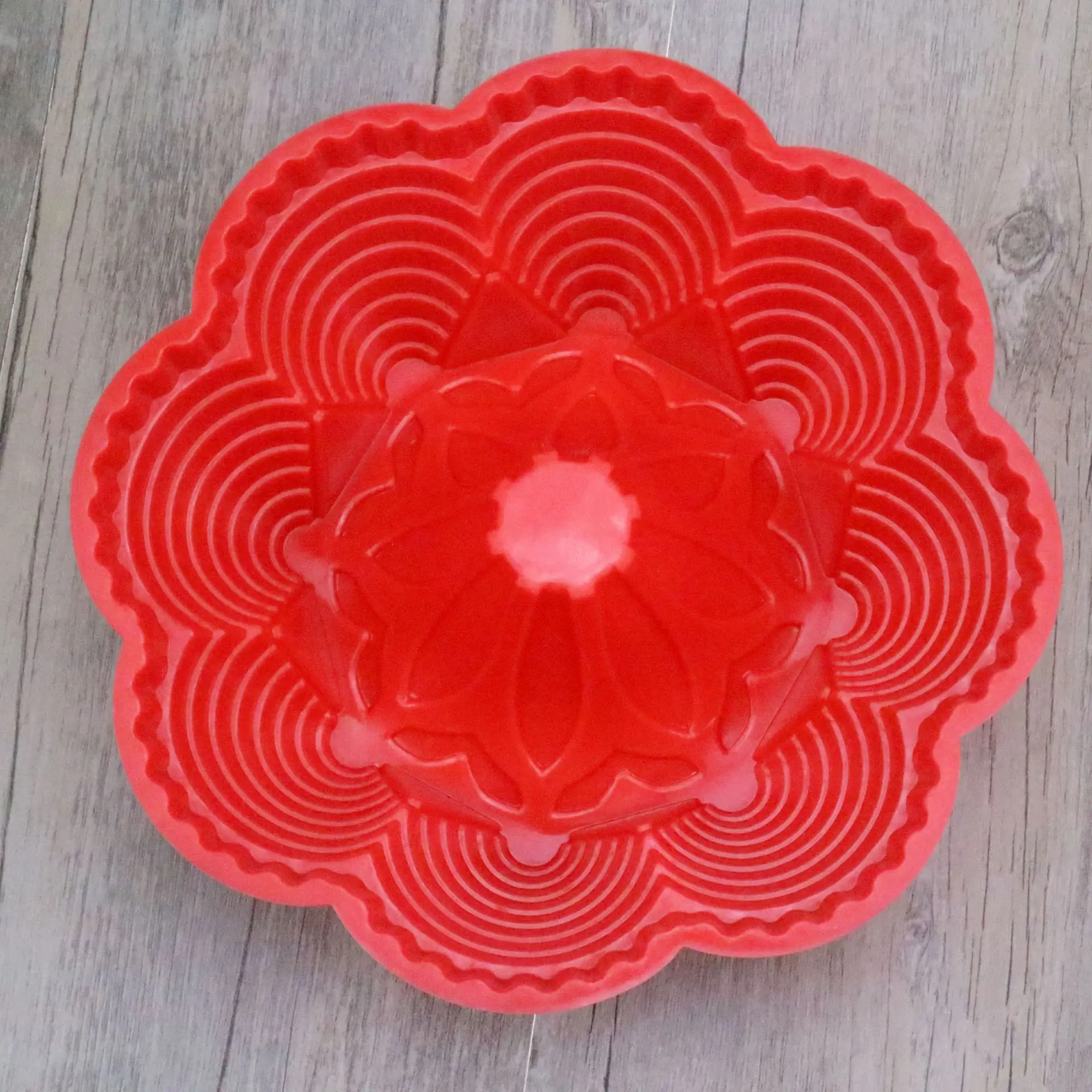 Силикагель 6-дюймовый Творческий замок и воздушно-стиль торта мусса пресс-формы