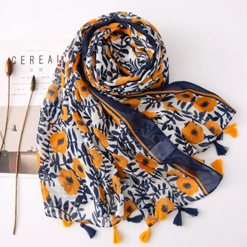 

Ladies Scarf Retro Stitching Bohemian Printed Scarf Wrapped Ladies Shawl Beach Sunsn