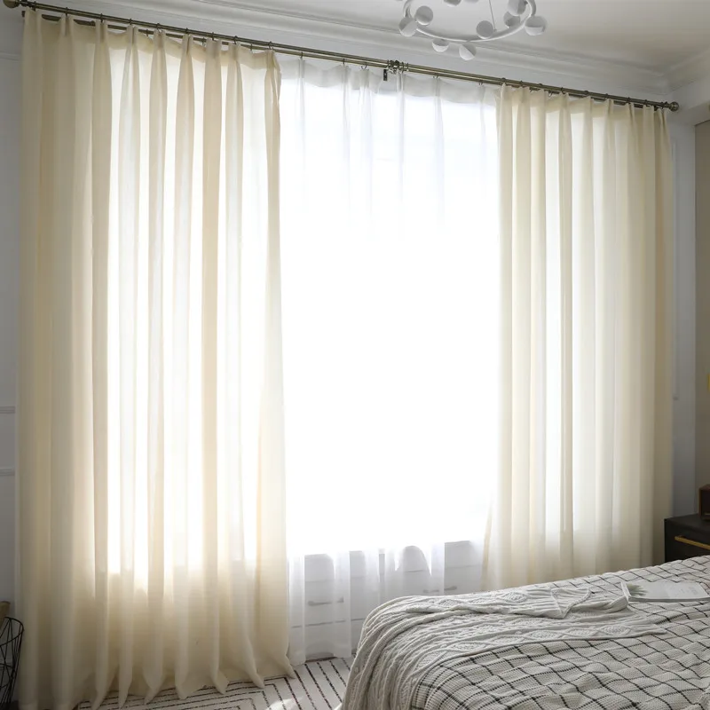 Голубые занавески для гостиной белые Оконные Занавески спальни прозрачные ткани