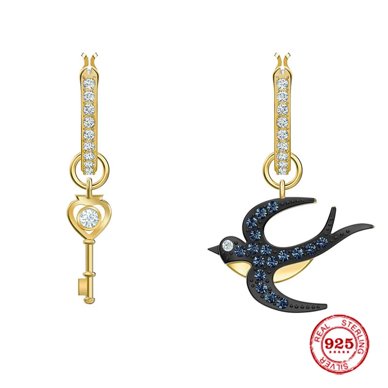 

Женские серьги-гвоздики из серебра 2020 пробы с подвесками