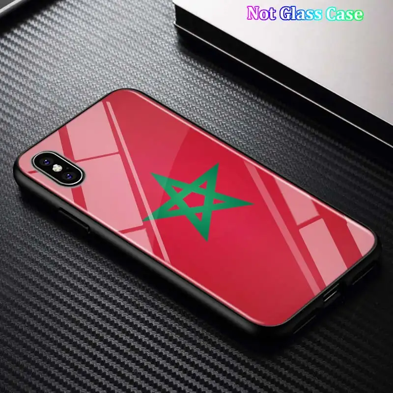Черный чехол MA Maroc с флагом Марокко для iPhone 11 11Pro X XR XS Max для iPhone 8 7 6 6S Plus 5S 5 SE глянцевый чехол для телефона - Цвет: Style 08
