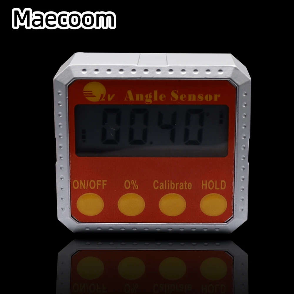 

Maecoom 3D Printer Tool 360Degree Digital Inclinometer Protractor Electronic Level Box Angle Finder Measure For BLV Mgn Cube