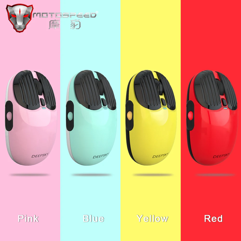 

Motospeed BG90 Bluetooth Wireless Mouse 2.4G/Bluetooth Three-mode Mice Multi-System Connection Computer PC Laptop Gaming Mouse
