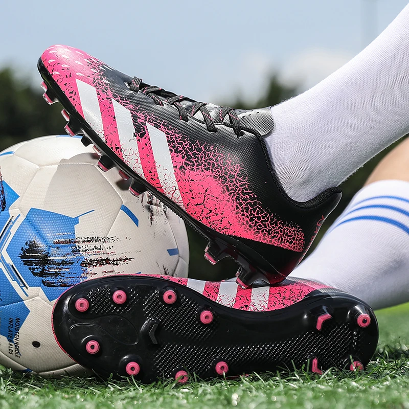 

Hot Sale Mens Soccer Cleats High Ankle Football Shoes Long Spikes Outdoor Soccer Traing Boots For Men Women Soccer Shoes