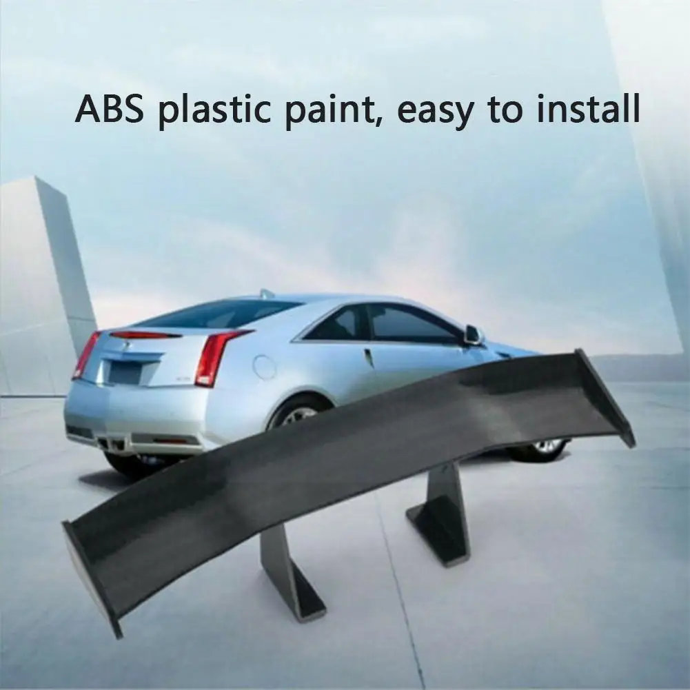 

Universal Mini Car Tail Trunk Spoiler Wing Small Model Carbon Tail ABS Without Perforation Stereo Decoration Plastic Gt Fib E0E0