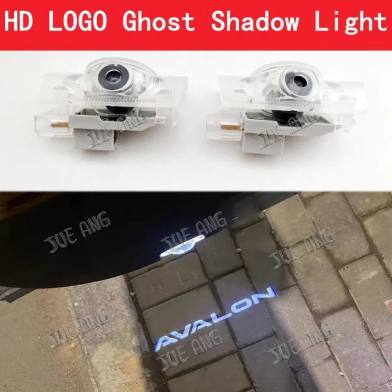 

2pcs For 2010-2022 AVALON LED HD No Fading Car Door Light Projector Ghost Shadow Light Welcome Light Courtesy Atmosphere Light