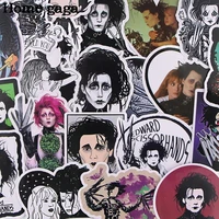 homegaga 20pcs horror movie scissorhands stickers scrapbooking stickers for luggage laptop phone guitar kids toy stickers d3144