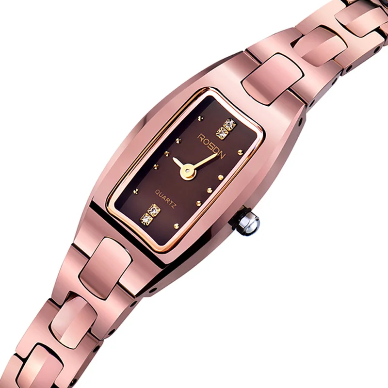NEW ROSDN Women's Watches Luxury Brand Japan MIYOTA Quartz Movement Sapphire Waterproof Diamond Tungsten Steel Clock R1106