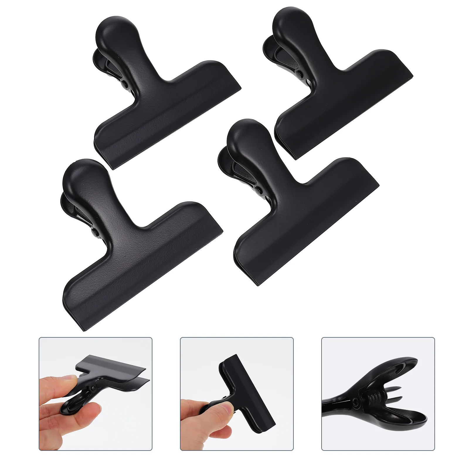 

4pcs Fashionable Food Sealers Useful Sealing Clamps Creative Food Clamps
