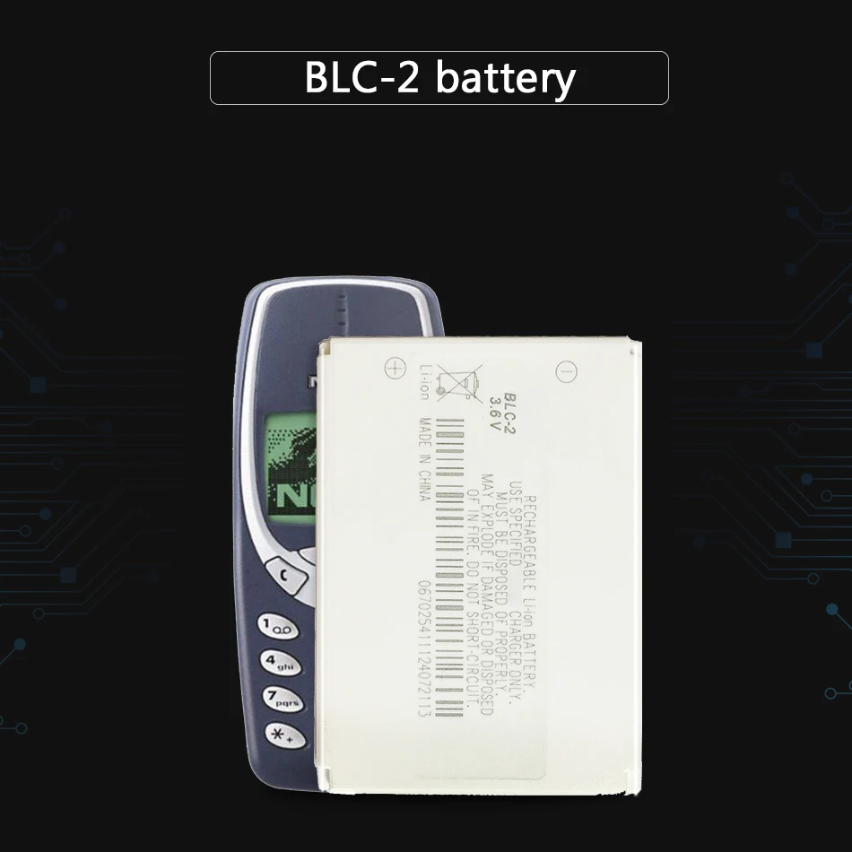 Литий полимерный аккумулятор для Nokia 3310 3330 3410 3510 5510 3530 3335 3686 3685 3589 3315 3350 6650 6800