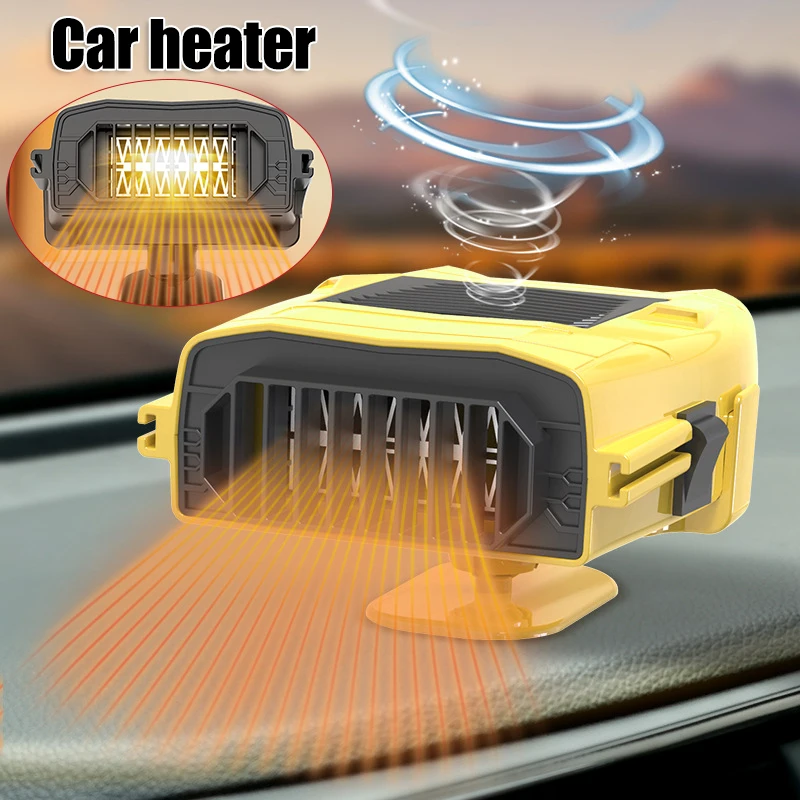 

12V Car Mounted Heater Portable Vehicle Heating Cooling Fan Multipurpose Defroster Easy Operation PR Sale