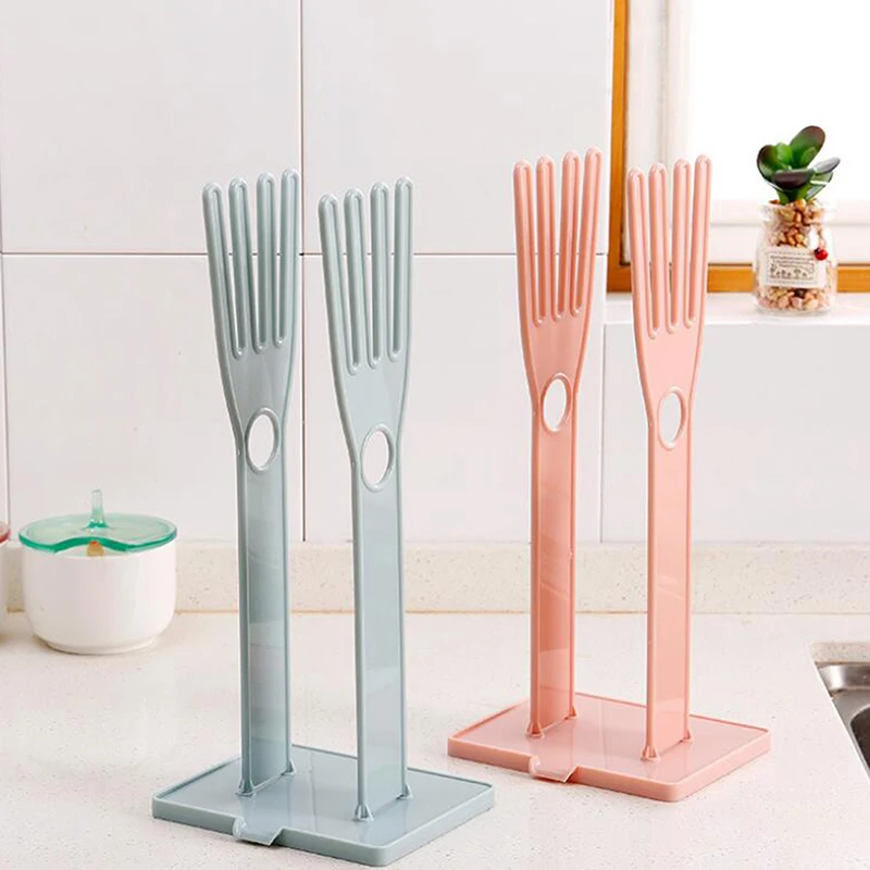 Portable Glove Drying Rack Kitchen Storage Plastic Desktop Drainage Accessories Tools | Дом и сад