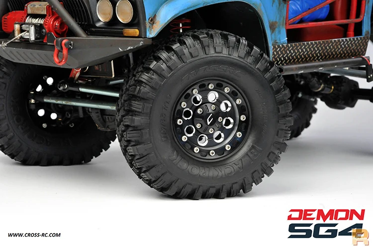 CROSS RC 1/10 комплект SG4 4X4 4WD DEMON Rock Scale гусеничный ABS жесткий корпус с металлическими осями спортивный Гусеничный