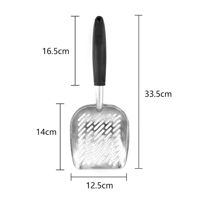 

Pet Cat Litter Scoop Kitty Sifter With Deep Shovel Aluminum Alloy Litter Shovel Sand Waste Cleaning Scoops Pet Clean Supplies