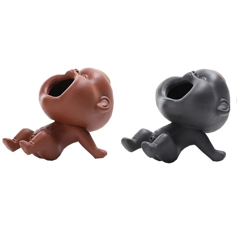 

Purple Sand Tea Pet Decoration Boutique Can Raise Water Spray Urine Children Creative Handmade Tea Play Tea Set Accessories