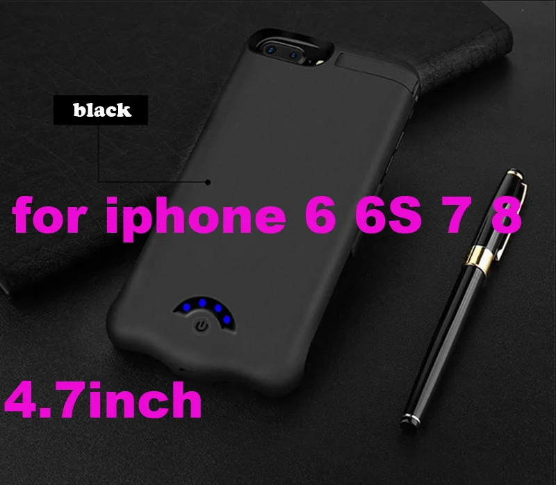 for iphone 6 7 8 10000 мАч чехол для зарядного устройства для iPhone 6 6s 7 8 X чехол для аккумулятора телефона зарядное устройство для iPhone 6 6s 7 8 Plus внешний аккумулятор чехол - Цвет: for iphone 6 7 8