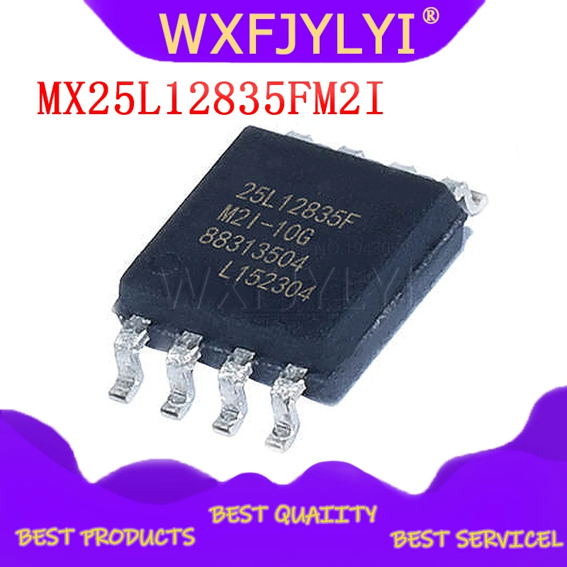 1 шт./лот MX25L12835FM2I 10G 25L12835FM2I MX25L12835F MX25L12835 25L12835F SOP 8|Интегральные схемы| |