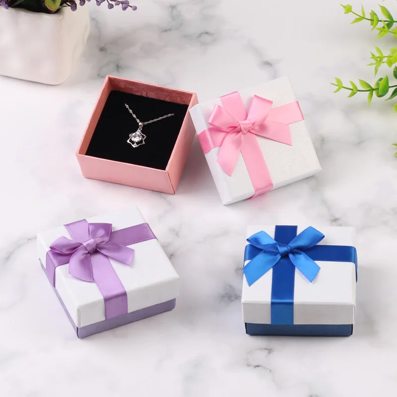 

Gift Boxes for ring or bracelet without logo fit dropshipping Jewelry Package Accessories