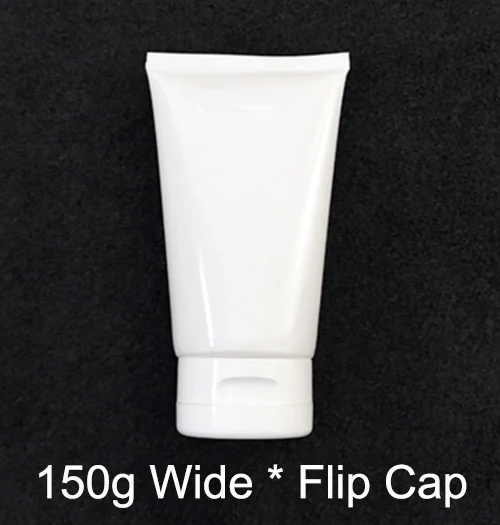 150ml2 5 мл 10 мл 30 мл 50 мл 100 мл 200 мл белая пластиковая мягкая бутылка для макияжа для выдавливания крема пузырьки для шампуня емкость для лосьона 30 шт - Цвет: 150ml2