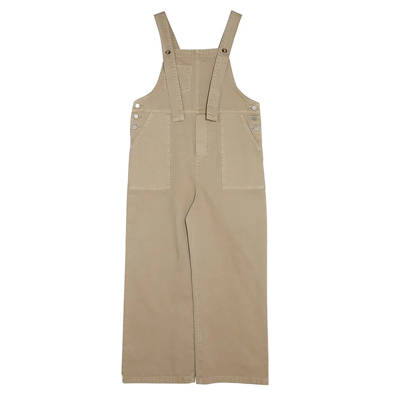 

Simple Spring Overalls New Fashion Solid Denim Jeans Simple Casual Womens Jeans All Match Preppy Harajuku High Waisted Jeans