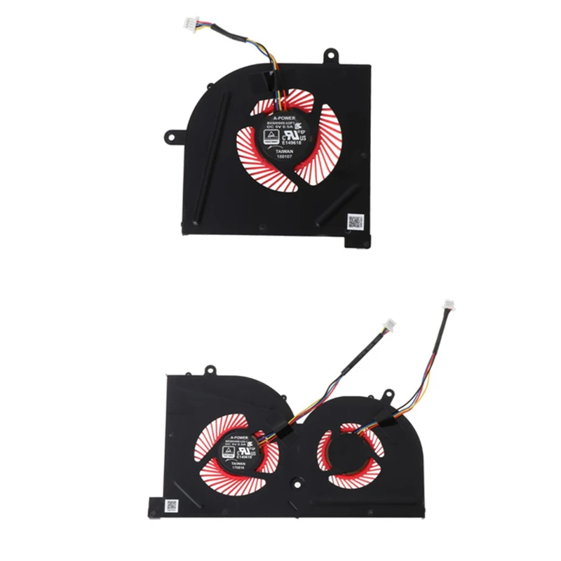Laptop GPU CPU Cooling Fan for MSI GS63VR GS63 GS73 GS73VR MS-17B1 Stealth Pro BS5005HS-U2F1 BS5005HS-U2L1 Cooler C26 | Компьютеры и