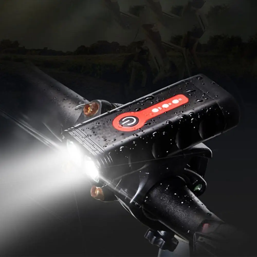 

Bicycle Headlights Led Usb Charging Headlights T6 Glare Riding Lights Equipment Accessories