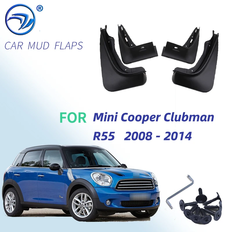 Передние и задние щитки от грязи для Mini Cooper Clubman R55 2008 2014 брызговики брызговик 2009