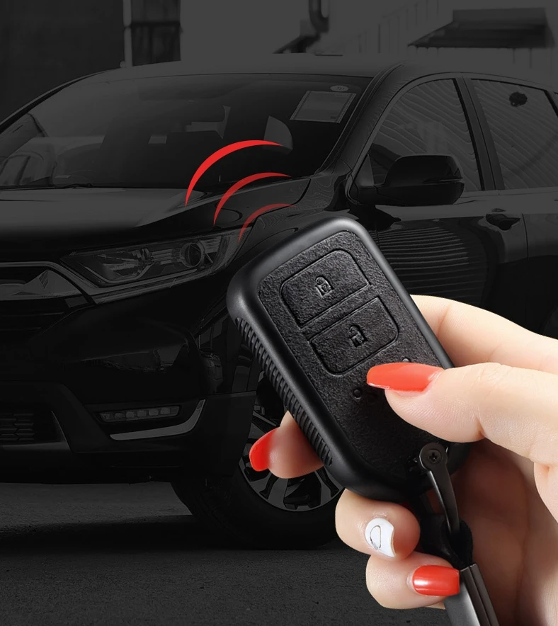 Автомобильный чехол для ключей из натуральной кожи Honda CRV HRV Accord Civic Odyssey Inspire Jazz JADE