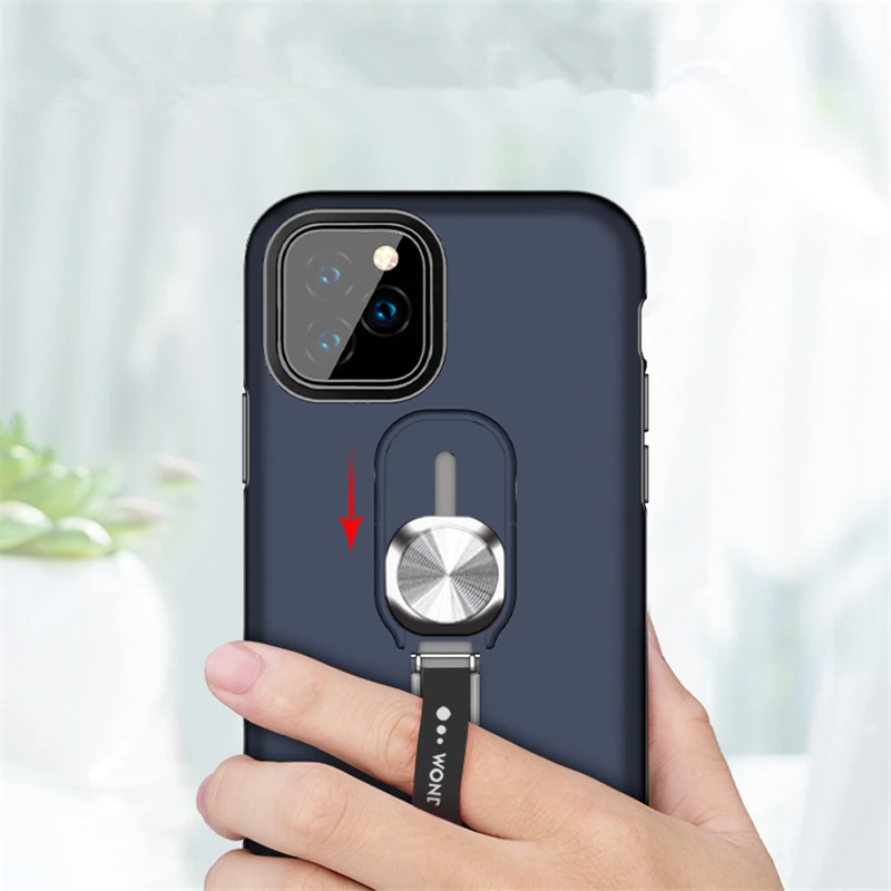 Чехол с магнитным кольцом для Iphone 11 Pro Max 7 8 6 6S Plus X XS MAX XR защита от падения Чехол для мобильного телефона Fundas