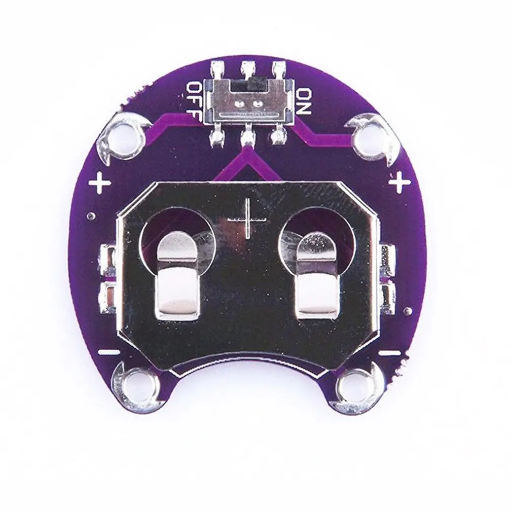 LilyPad держатель батареи для монет CR2032 модуль крепления Arduino|Аксессуары батарей| |