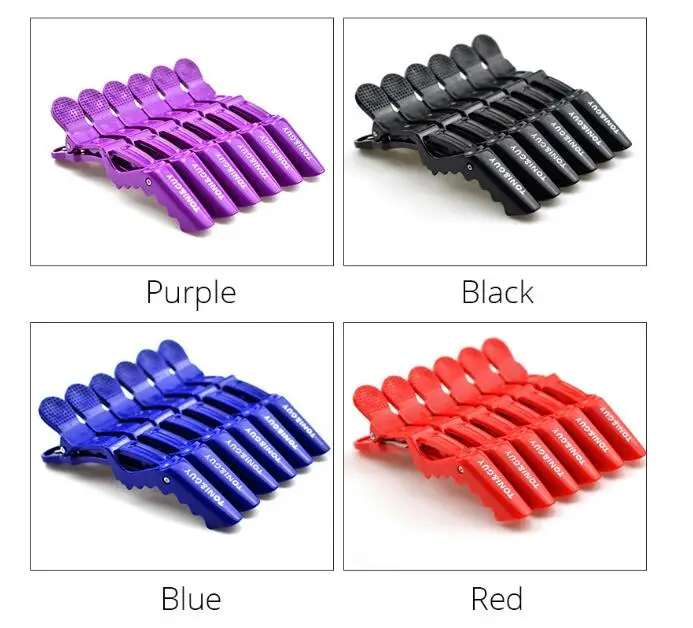 6 шт./лот зажим для волос женская заколка парикмахерской аксессуары 4 цвета набор