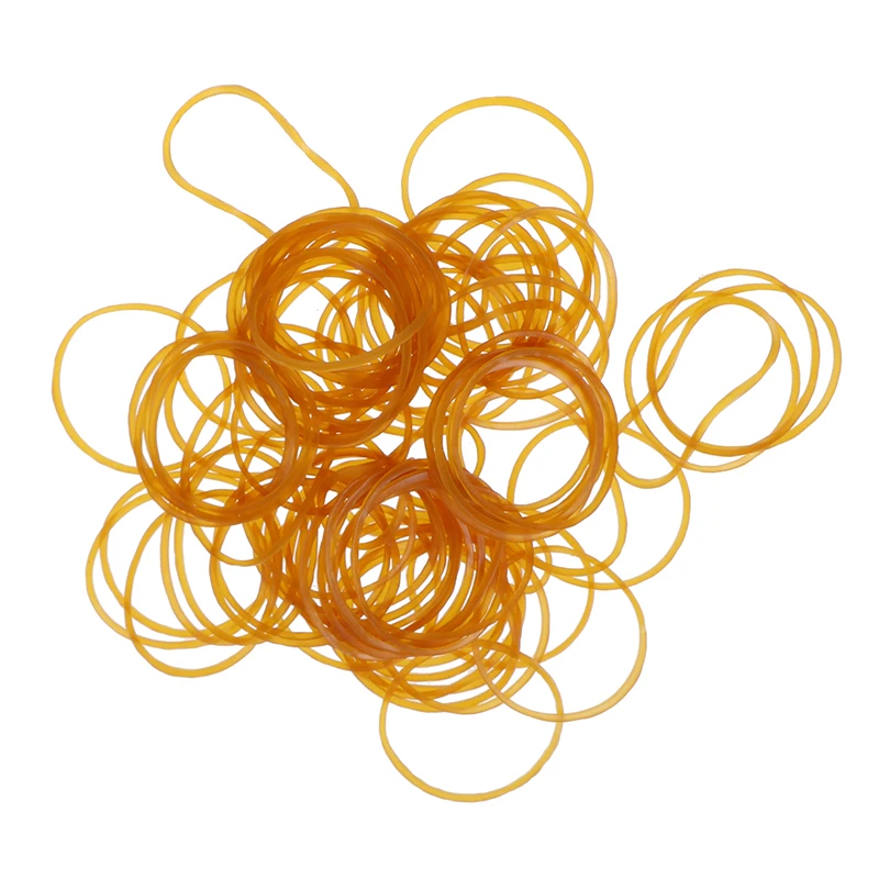 

100Pcs/lot Office Rubber Ring Rubber Bands Strong Elastic Bands Stationery Holder Band Loop School Office Supplies