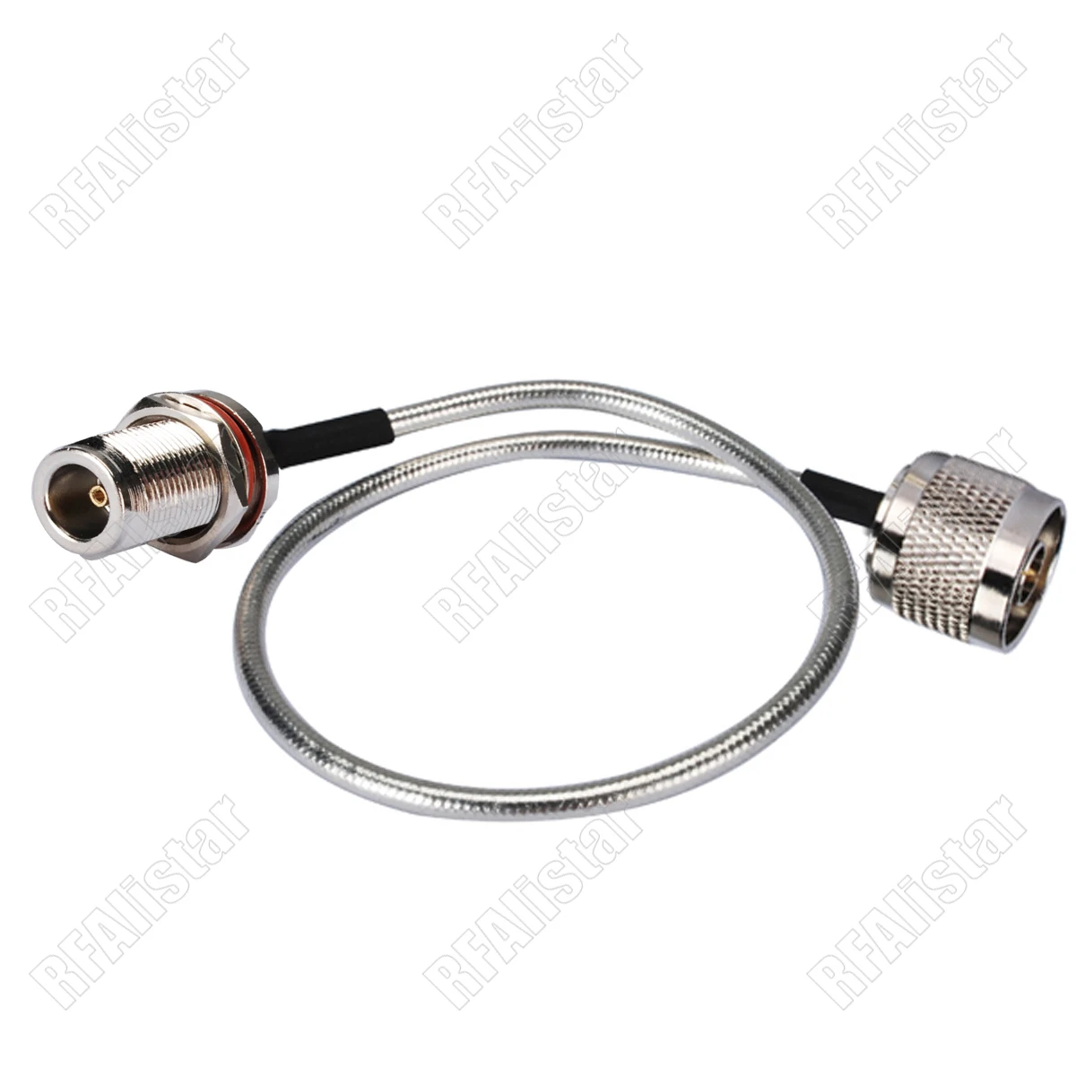 Полугибкий коаксиальный кабель-переходник штырь-гнездо 15 см/30 см/50 см/80 см/1 м |