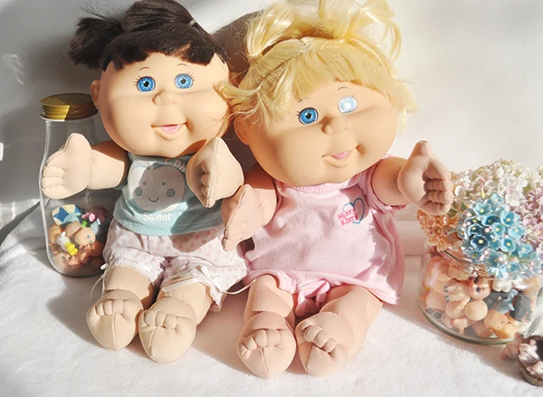 Винтаж ретро-кукла милое капустный пластырь детский Reborn Baby Doll для девочек