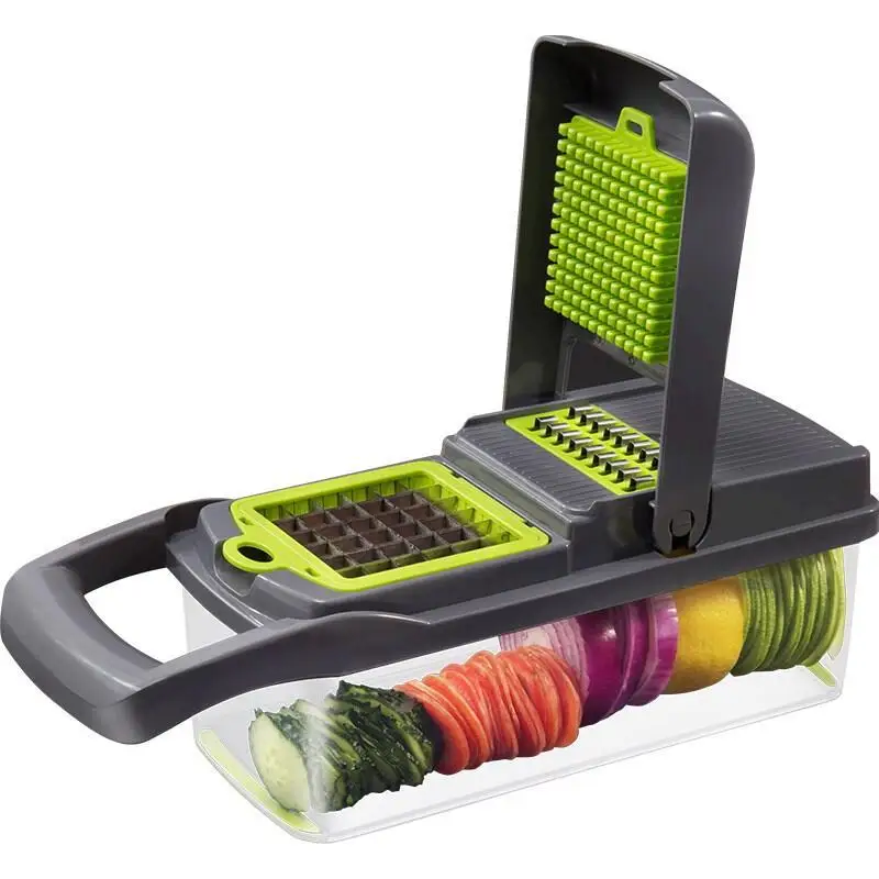 

Multifunctional Vegetable Cutter Kitchen Fruit Slicer Potato Peeler Carrot Grater Shredders Drain Basket Kitchen Accessories