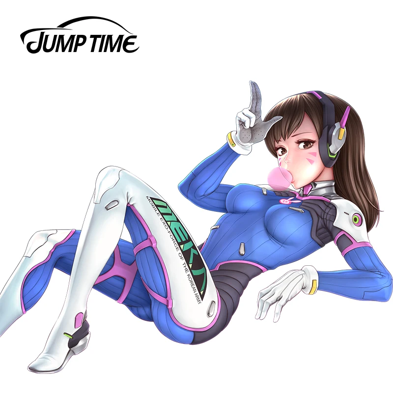 JumpTime 13 см x 9 7 пикантные Красота JDM ДЛЯ патруля D.Va -Hana песня виниловые наклейки | Отзывы и видеообзор -4000095196880
