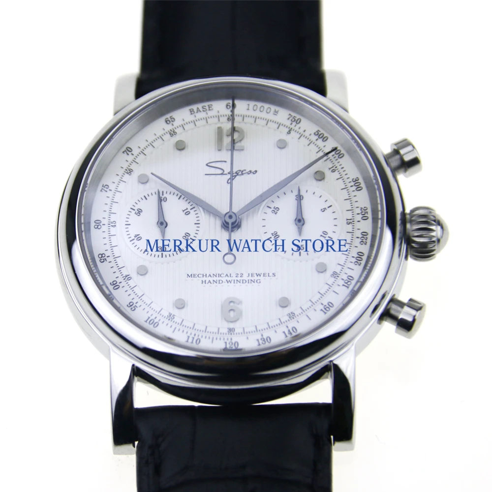 Мужские механические часы AD30 Sugess хронограф пилот 1963 платье Тяньцзинь механизм