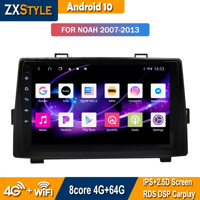 

Android 10 Car Audio Intelligent System For Toyota Noah Voxy 2007-2010 2011 2012 2013 CarPlay Multimedia Navigation GPS