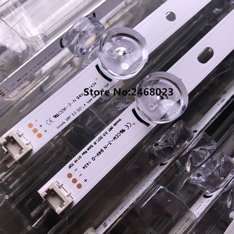 5 комплектов = 50 шт. светодиодный ных лент для подсветки LG 50LB 50LB650V Innotek DRT 3 0 A B 6916L 1735A