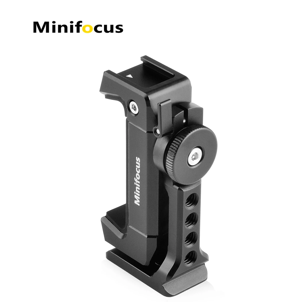 Universal do Grampo do Telefone do Adaptador da Montagem do Tripé do Smartphone Móvel com Sapata Montagem para a Placa do Arca-tipo Suporte Smartphone Rotação Braçadeira Fria do 360