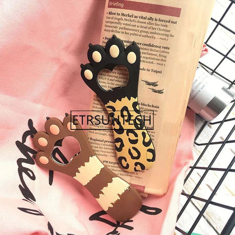 50 шт. открывалка для бутылок в форме кошачьей лапы милые барные инструменты