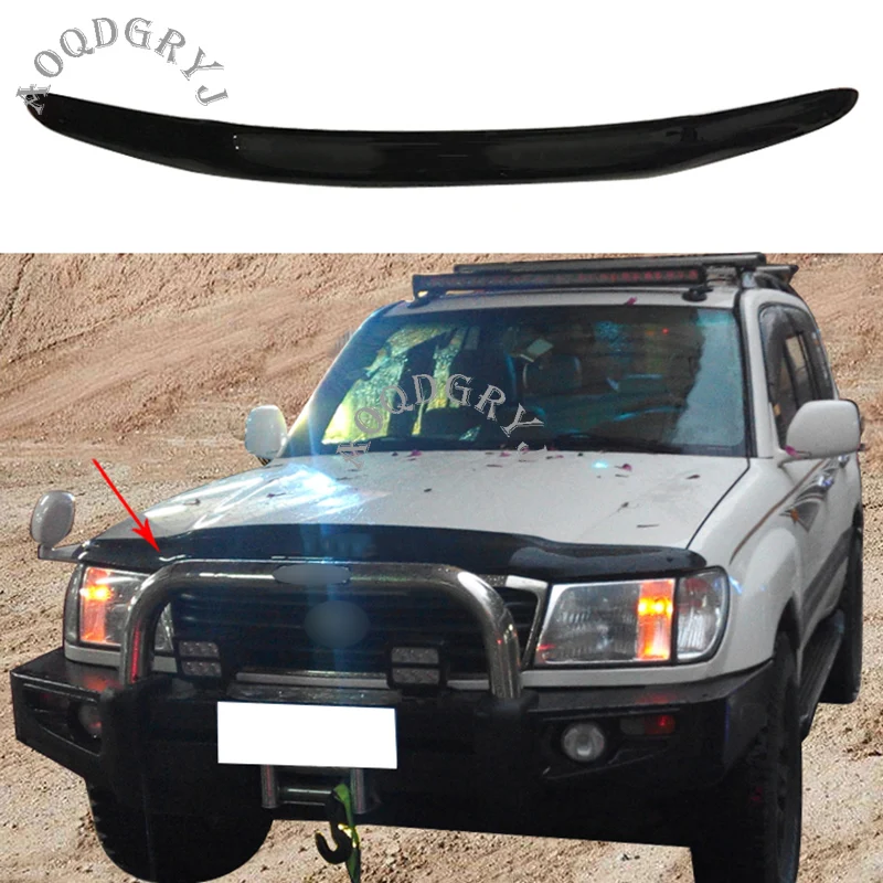 1 шт. дефлектор капота для Toyota Land Cruiser LC100/FJ100 1998 2007|Хромирование| |