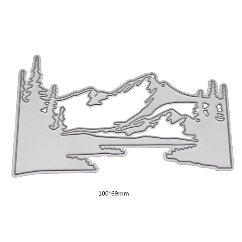 2020 новый пейзаж металла резки Трафарет DIY Скрапбукинг альбом печать бумажная