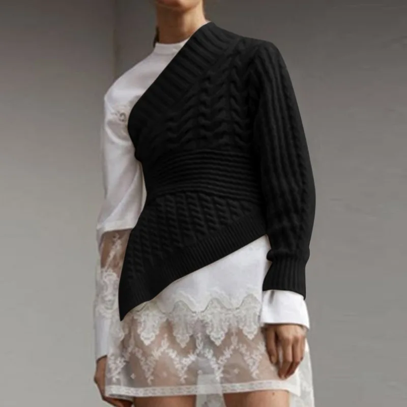 Женское белое платье-рубашка большого размера кружевное платье весенне-осеннее