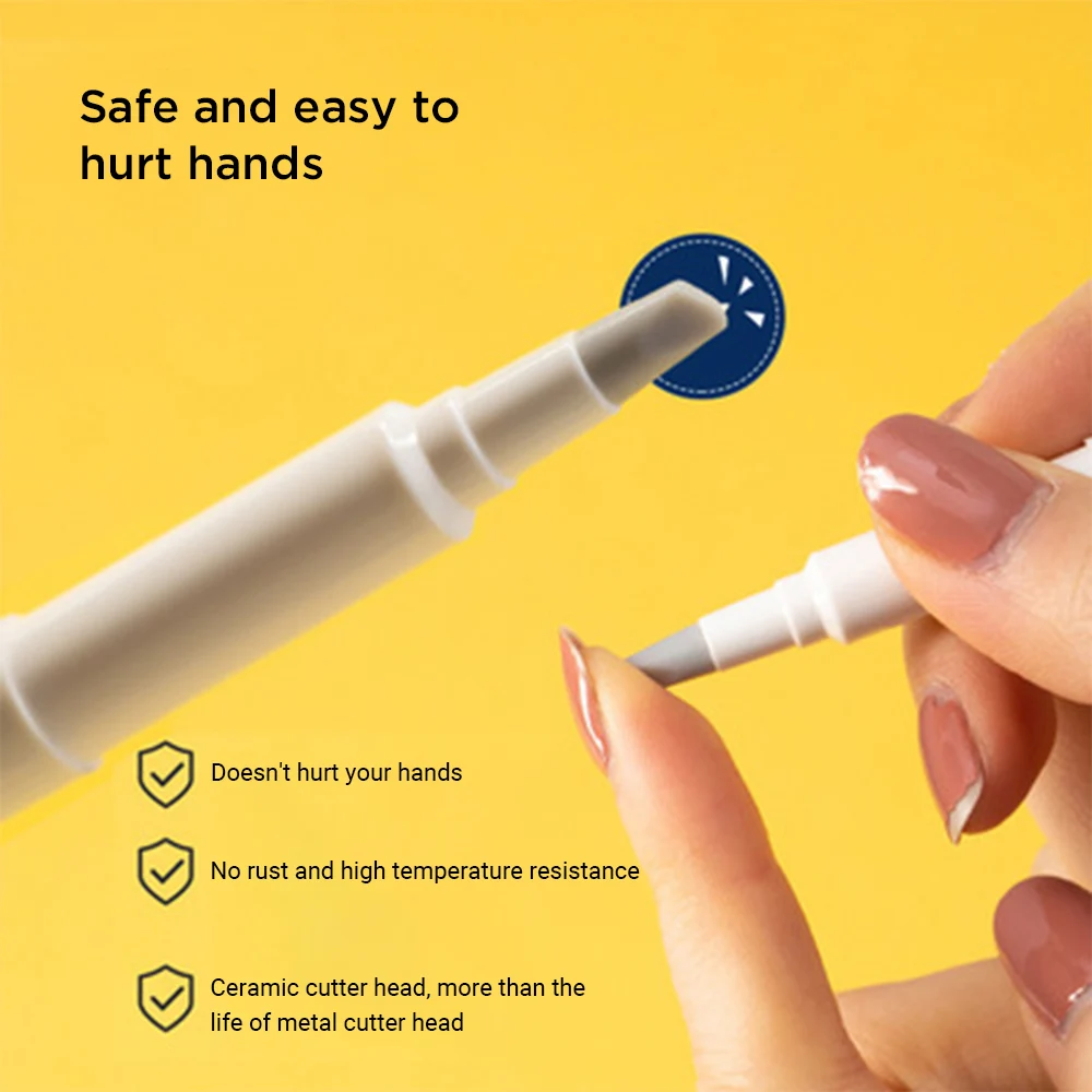 

Creative Utility Knife Pen Ceramic Knife Utility Knife Paper Cutter Tool Knife Burin DIY Handicraft Paper Cutter for Student